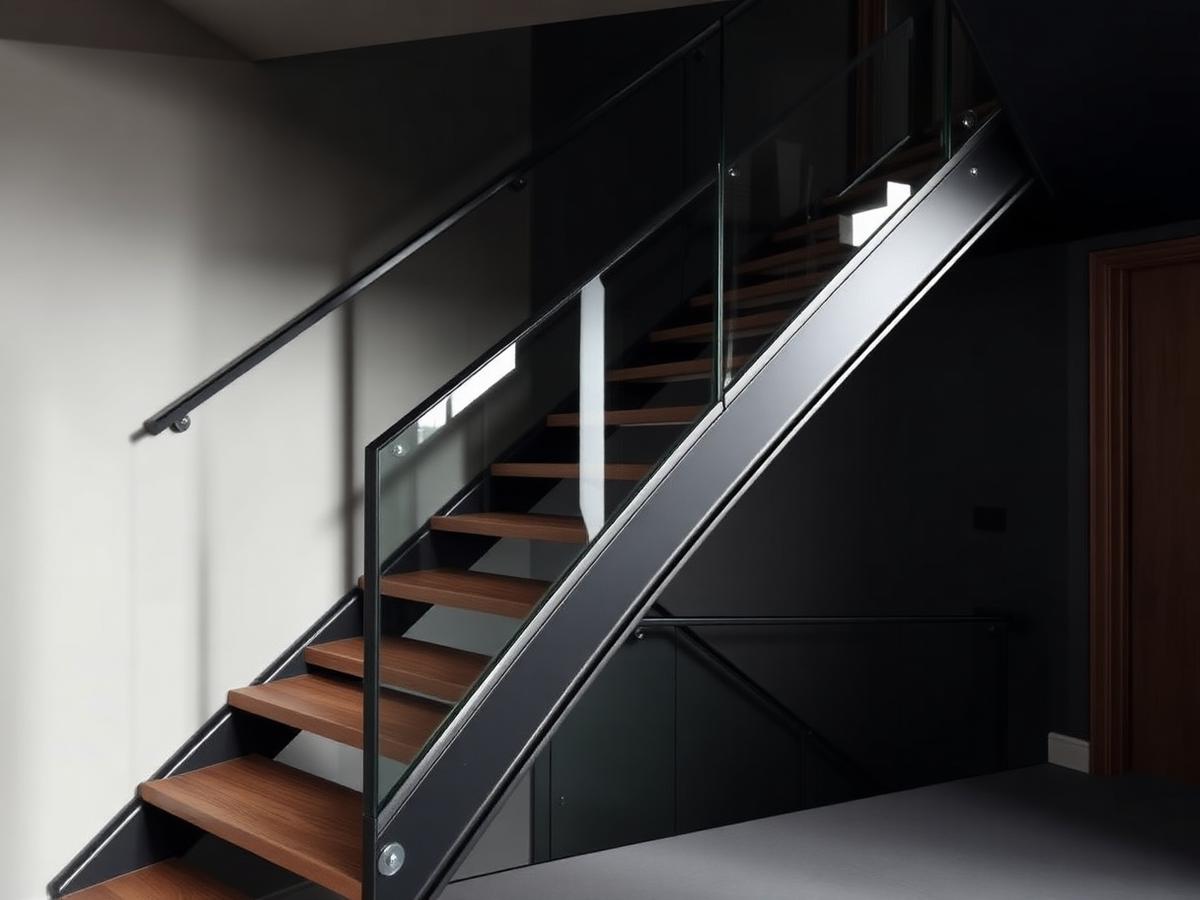 Feature Staircase, Ranelagh, steel fabrication project in Ranelagh, Dublin 6 by Churchtown Steel Engineering Dublin